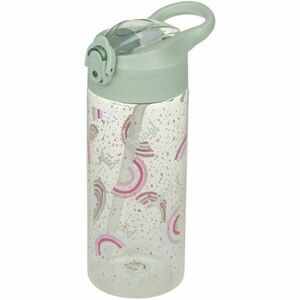 BAAGL DUHA 500 ML Tritanová láhev s brčkem, zelená, velikost 500 ML obraz