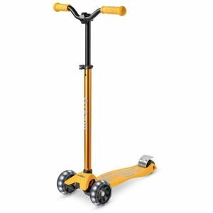 Micro MAXI DELUXE PRO LED Dětská koloběžka, žlutá, velikost obraz