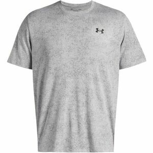 Under Armour TECH TEE PIXELATE Pánské sportovní tričko, šedá, velikost M obraz
