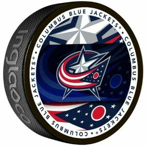 INGLASCO COLUMBUS BLUE JACKETS MEDALLION BLISTER Hokejový suvenýr, černá, velikost obraz