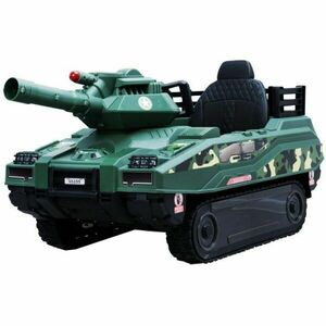 BLUETOUCH TANK Dětský elektrický tank, tmavě zelená, velikost obraz