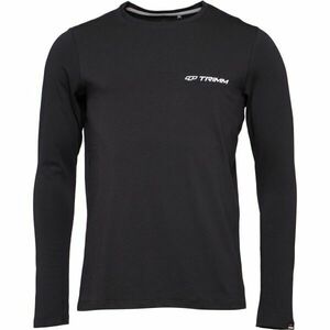 TRIMM BRAVE Pánské tričko s dlouhým rukávem, černá, velikost obraz