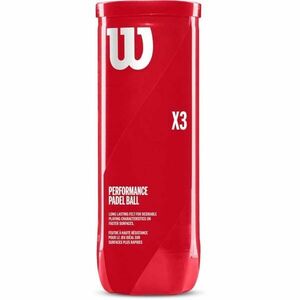 Wilson PERFORMANCE PADEL BALL X3 Míče na padel, žlutá, velikost obraz