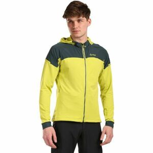 KILPI MEMPHIS Pánská mikina s kapucí, světle zelená, velikost obraz