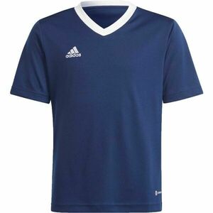 adidas ENTRADA 22 JERSEY Juniorský fotbalový dres, tmavě modrá, velikost obraz