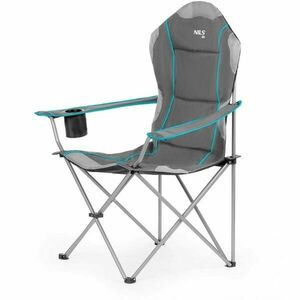 NILS NC3080 Skládací křeslo, šedá, velikost obraz