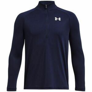 Under Armour TECH 2.0 1/2 ZIP Chlapecké triko s dlouhým rukávem, tmavě modrá, velikost M obraz