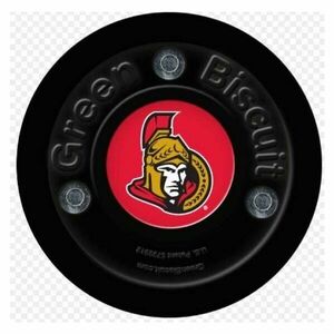 Green Biscuit OTTAWA SENATORS NHL Puk, černá, velikost obraz