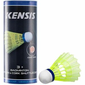 Kensis NSC 3 MEDIUM Badmintonové míčky, žlutá, velikost obraz