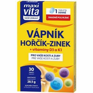 VITAR MAXI VITA VÁPNÍK + HOŘČÍK + ZINEK + D3 + K1 Doplněk stravy, , velikost obraz
