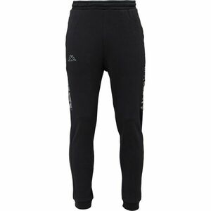 Kappa LOGO DERECK Pánské tepláky, černá, velikost obraz