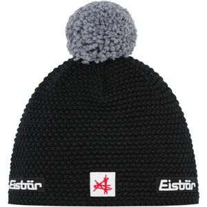 Eisbär JAMIE POMPON Pánská zimní čepice, černá, velikost obraz