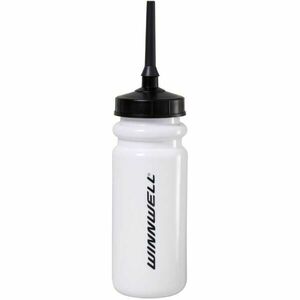WINNWELL HOCKEY BOTTLE 650ML WITH LONG SPOUT WITH LOGO Sportovní láhev, bílá, velikost obraz