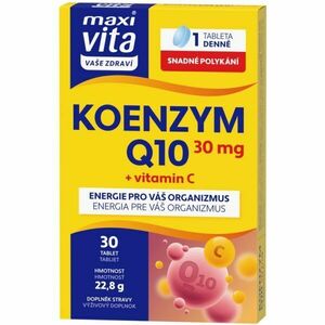 VITAR MAXI VITA KOENZYM Q10 30 MG + VIT.C 30 TAB Doplněk stravy, , velikost obraz