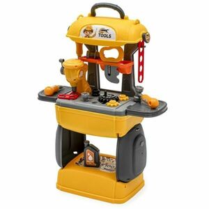 BABY MIX CHILDREN'S WORKSHOP 3v1 Dětská dílna, žlutá, velikost obraz