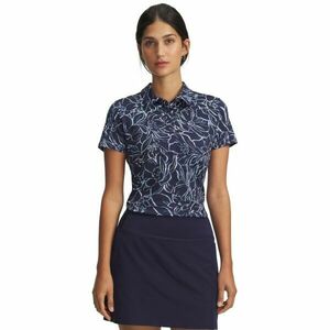 Under Armour PLAYOFF 3.0 PRINTED Dámské polo triko, tmavě modrá, velikost M obraz