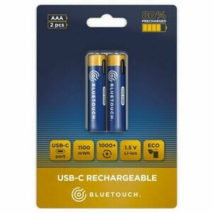 BLUETOUCH USB-C / AAA Nabíjecí baterie AAA, dummy, velikost obraz