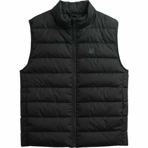 GAP V-FRCH LOGO LTWT PUFFER Pánská vesta, černá, velikost obraz