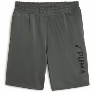 Puma FIT 8" DOUBLE KNIT GRAPHIC SHORT Pánské sportovní kraťasy, tmavě šedá, velikost obraz