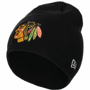 New Era CHICAGO BLACKHAWKS NHL SKULL BEANIE Kulich, černá, velikost UNI obraz