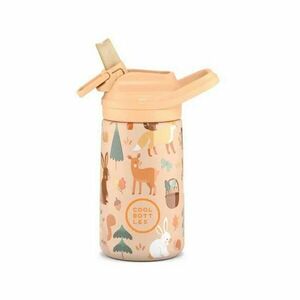 COOL BOTTLES KIDDIE WOODLAND BUDDIES 3D 350 ML Dětská termo láhev, hnědá, velikost 350 ML obraz