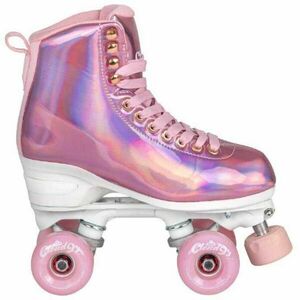 Powerslide CHAYA QUAD MELROSE ELITE SPACE HOLOGRAPHIC Retro kolečkové brusle, růžová, velikost obraz