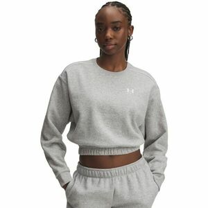 Under Armour RIVAL FLEECE PIPED CREW Dámská mikina, šedá, velikost M obraz