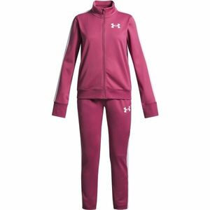 Under Armour EM KNIT TRACK SUIT Dívčí sportovní souprava, červená, velikost L obraz