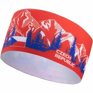 FLLÖS FANLINE HEADBAND CZECH 3 Sportovní čelenka, červená, velikost obraz