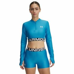 Under Armour HEATGEAR RIB Dámské tričko, modrá, velikost M obraz