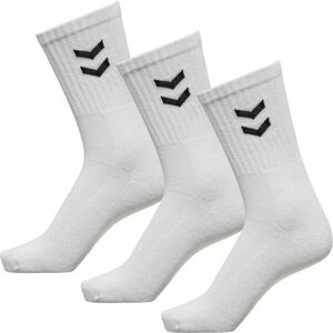 Hummel 3-PACK BASIC SOCK Ponožky, bílá, velikost obraz