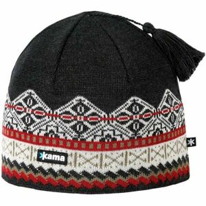 Kama MERINO Zimní čepice, černá, velikost obraz