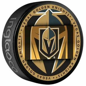 INGLASCO VEGAS GOLDEN KNIGHTS MEDALLION BLISTER Fanouškovský hokejový puk, černá, velikost obraz