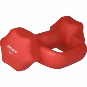 Fitforce FJDBN 2 KG Jednoruční činka, červená, velikost 2 KG obraz