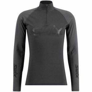 Swix RACEX DRY Pánské funkční triko s dlouhým rukávem, černá, velikost obraz