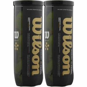 Wilson PREMIER PADEL SPEED BALL 2PACK Míče na padel, žlutá, velikost obraz