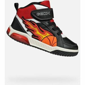 Geox J INEK Chlapecká volnočasová obuv, černá, velikost obraz