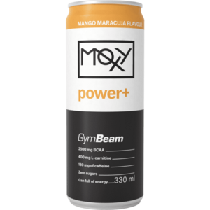 GymBeam MOXY POWER+ ENERGY DRINK 330 ML MANGO + MARACUJA Energy drink, , velikost obraz