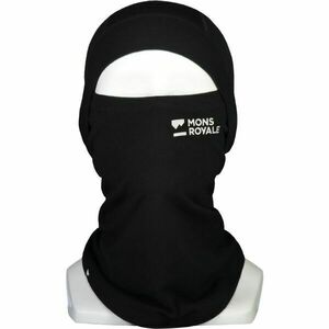 MONS ROYALE OLYMPUS BALACLAVA Unisex kukla z merino vlny, černá, velikost UNI obraz