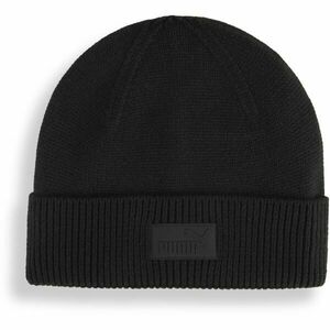 Puma ESSENTIALS ELEVATED RUBBER PATCH LOW Zimní čepice, černá, velikost obraz