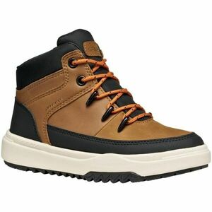 Geox J BUNSHEE B ABX Chlapecká zimní obuv, hnědá, velikost obraz