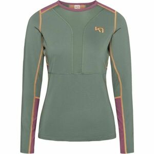 KARI TRAA TIRILL LS Dámské funkční triko, khaki, velikost obraz