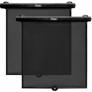 ZOPA DELUXE Sluneční clona rolovací, černá, velikost obraz