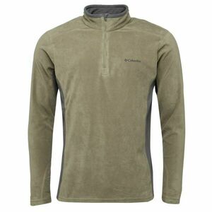 Columbia KLAMATH RANGE II HALF ZIP Pánská outdoorová mikina, khaki, velikost obraz