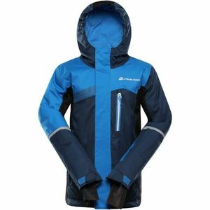 ALPINE PRO DEARO 2 Dětská lyžařská bunda, tmavě modrá, velikost 140-146 obraz