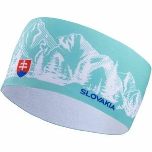 FLLÖS FANLINE HEADBAND SLOVAKIA 1 Sportovní čelenka, tyrkysová, velikost obraz