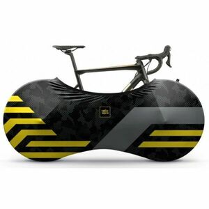 VELOSOCK YELLOW LINES Ochranný potah na kolo, černá, velikost obraz