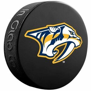 INGLASCO NASHVILLE PREDATORS LOGO BLISTER Fanouškovský hokejový puk, černá, velikost obraz