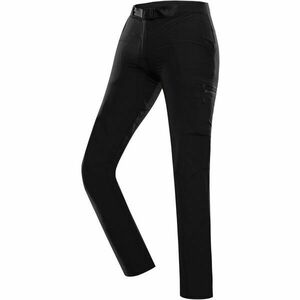 ALPINE PRO CORBA Dámské softshellové kalhoty, černá, velikost obraz