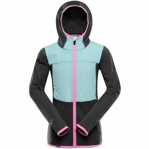 ALPINE PRO ZOLLO Dětská ultralehká funkční mikina, černá, velikost 164-170 obraz